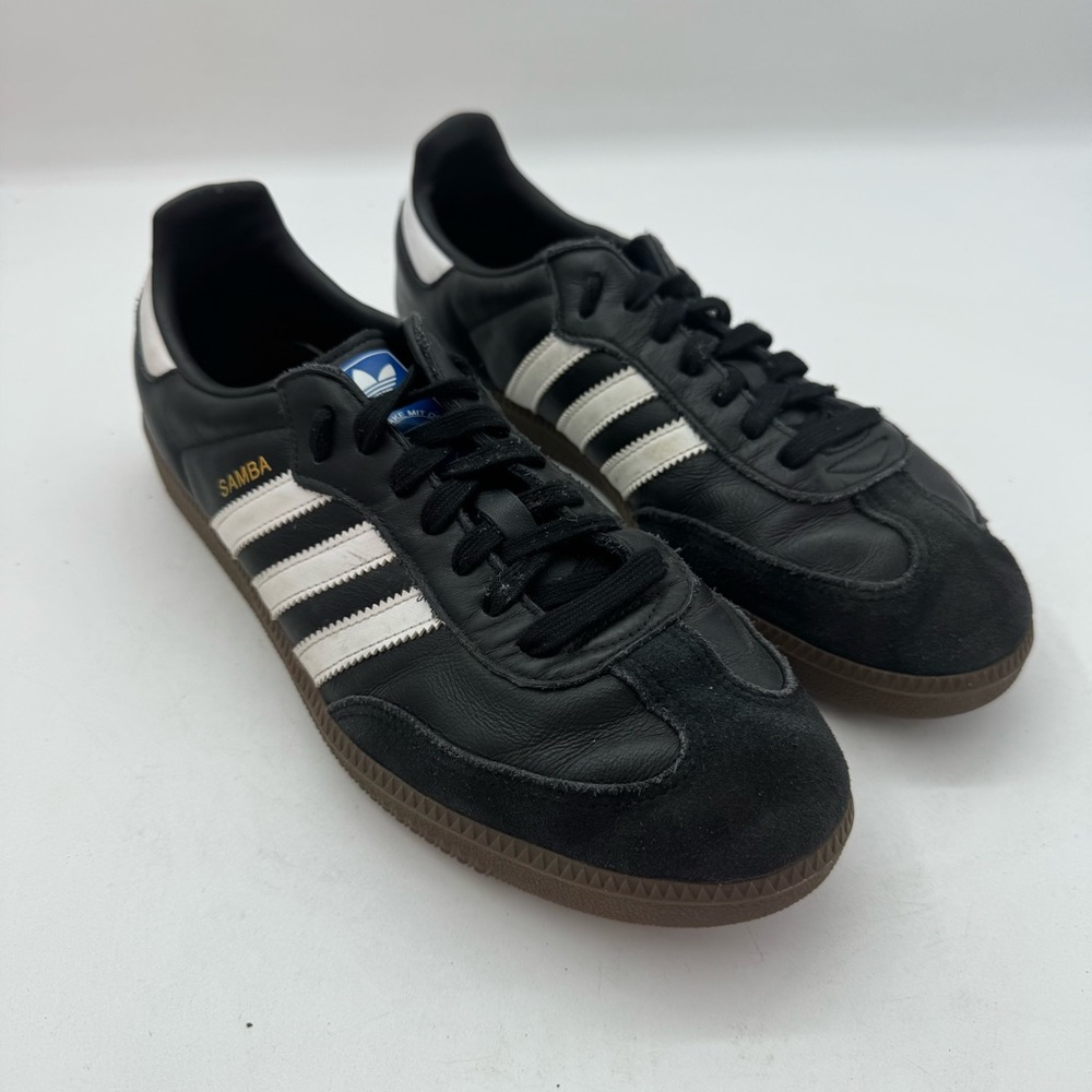 Adidas Samba OG Men's Sneakers Black White Gum | Size 11 | Classic Leather & Sue